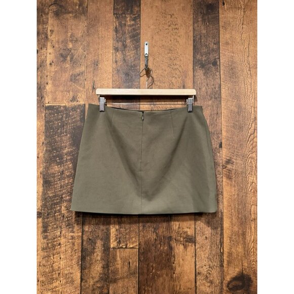 Aritzia Babaton Stationary Skirt Green Size 10 EUC - Picture 3 of 6